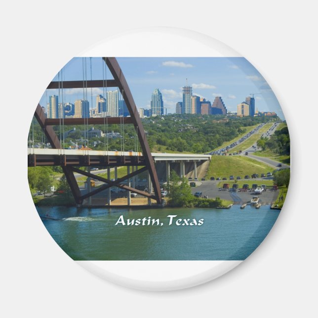 Íman Austin, Texas (Frente)