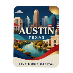 Íman Austin Texas Música Ao Vivo Viagem Herança
