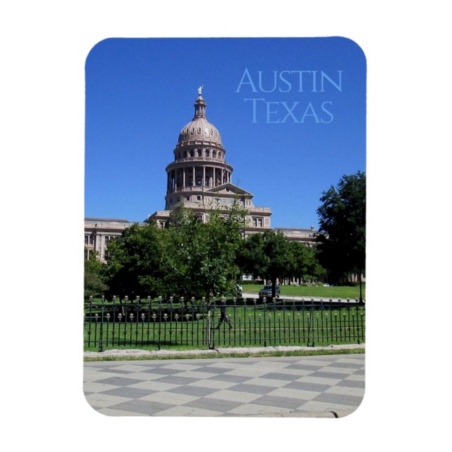 Íman Austin Texas State Capitólio (Vertical)