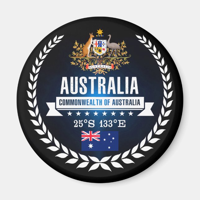 Íman Austrália (Frente)