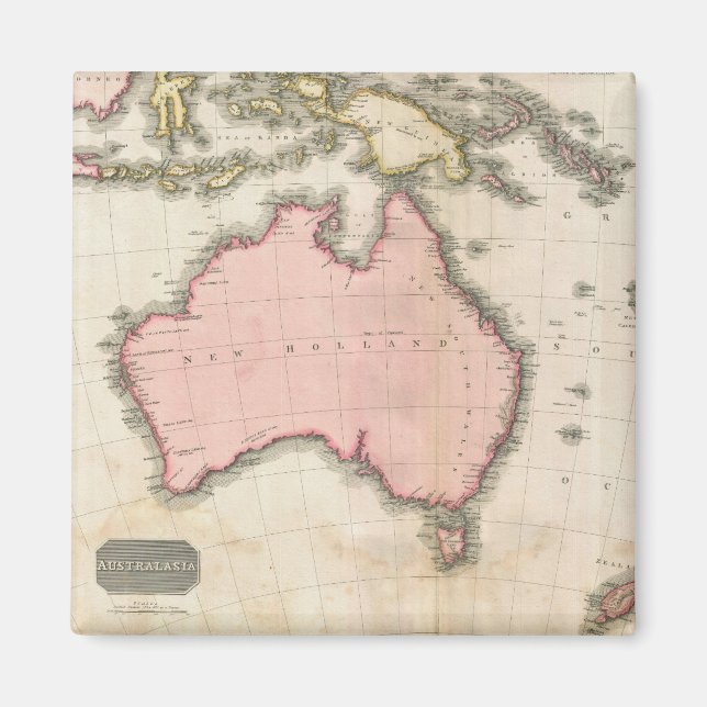 Íman Austrália e Pacífico Sudoeste (Frente)