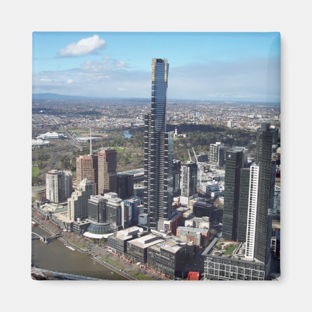 Íman Austrália: Melbourne Cityscape (Frente)