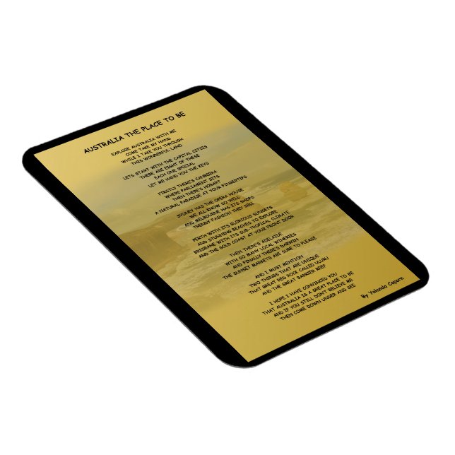 Íman Austrália, o lugar para ser um ímã flexível (Lado Direito)