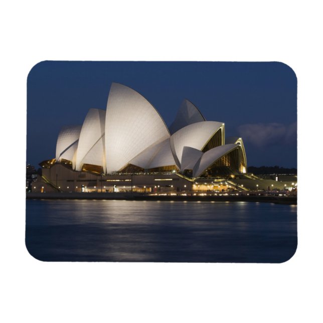Íman Austrália, Sydney. Casa da Ópera à noite em (Horizontal)