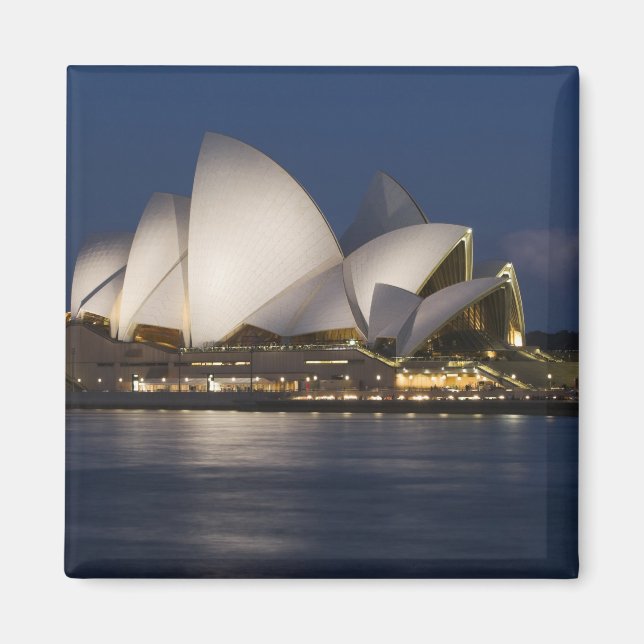 Íman Austrália, Sydney. Casa da Ópera à noite em (Frente)