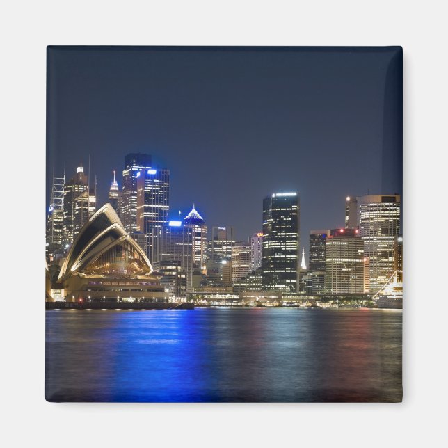 Íman Austrália, Sydney. Linha do horizonte com Casa da  (Frente)