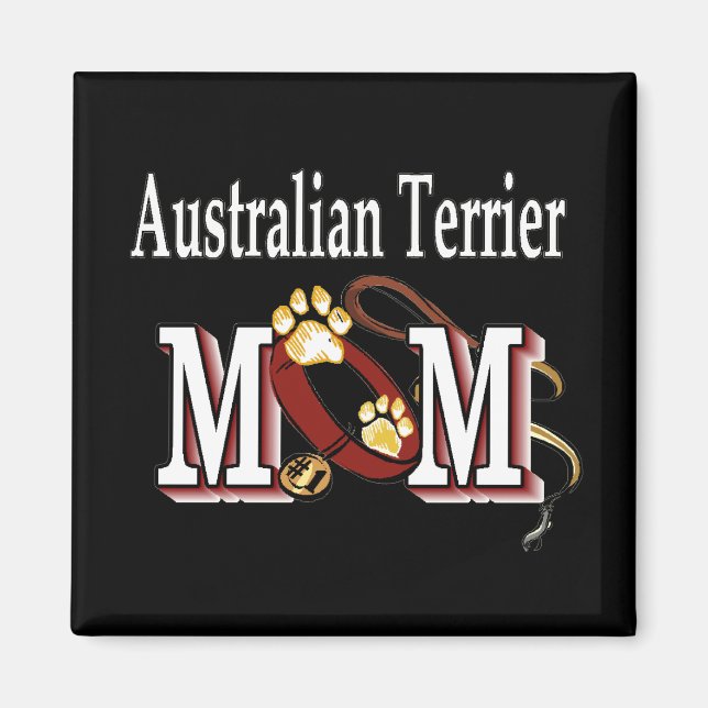 Íman Australiano Terrier Dog MOM (Frente)
