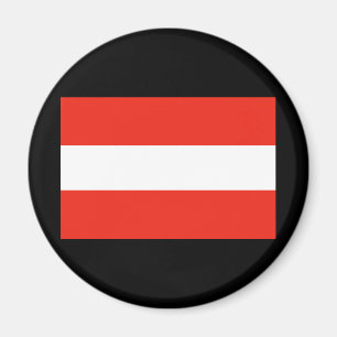 Íman Áustria - bandeira/Österreich - Flagge