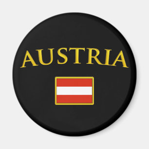 Íman Áustria dourada