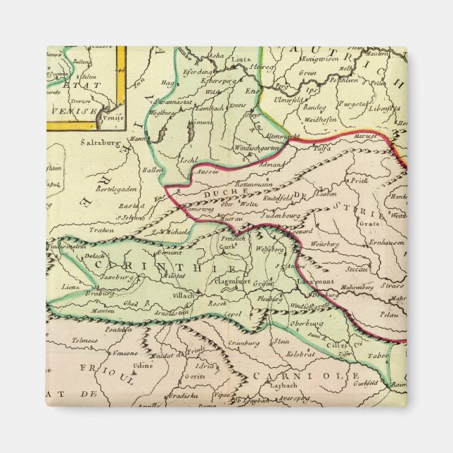 Íman Áustria e Eslovênia (Frente)