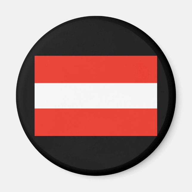 Íman Áustria - Flag / Österreich - Flagge (Frente)