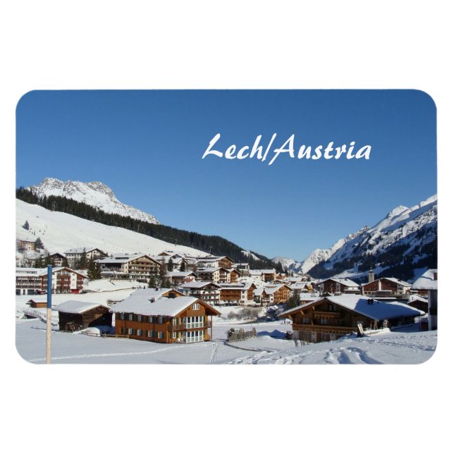Íman Áustria, Lech am Arlberg Souvenir (Horizontal)