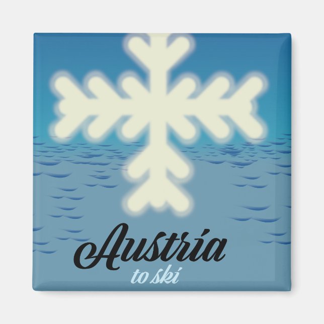 Íman Áustria para esqui (Frente)