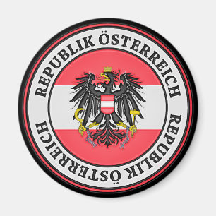Íman Áustria Round Emblem