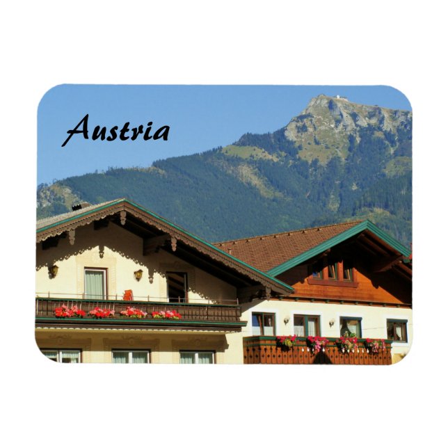 Íman Áustria - Souvenir Magnet (Horizontal)