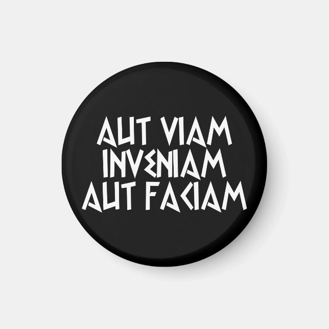 Íman aut aut viam inveniam faciam (Frente)