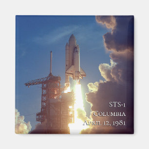 Íman Autêntico Shuttle Espacial da NASA Colúmbia STS-