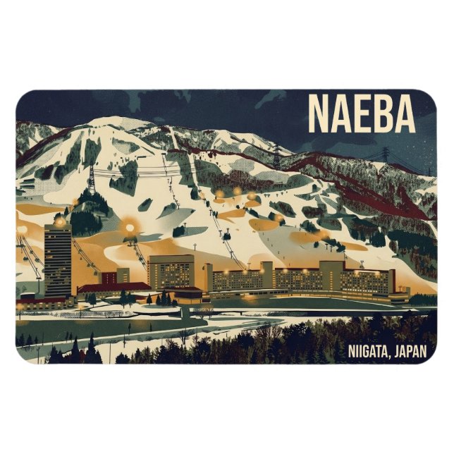 Íman Authentic Japan Snow Culture – Naeba, Niigata 2 (Horizontal)