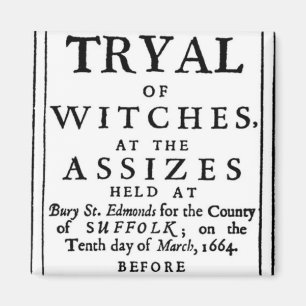 Íman Authenticated Witch Trials Poster