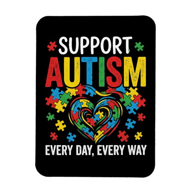 Íman Autism awareness (Vertical)
