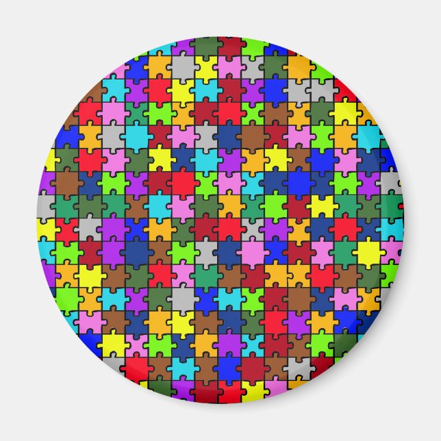 Íman Autism jigsee (Frente)