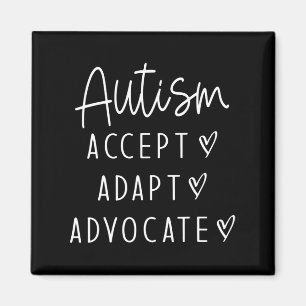 Íman Autismo Autismo Accept Adaptar Advocate