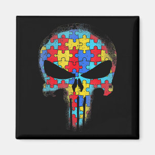 Íman Autismo Caveira Consciência Tea Mãe Crianças Pais 