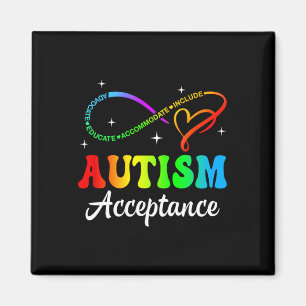 Íman Autismo Consciência Aceitação Infinidade Símbolo H