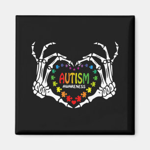 Íman Autismo Consciência Amor Quebra-cabeça Coração Cav