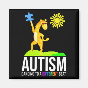Íman Autismo Dançando A Um Diferente Beat Divertido Sen