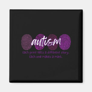 Íman Autismo De Impressão Digital Cada Impressão Diz Um