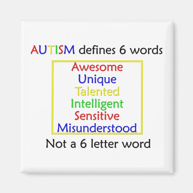Íman Autismo Define (Frente)