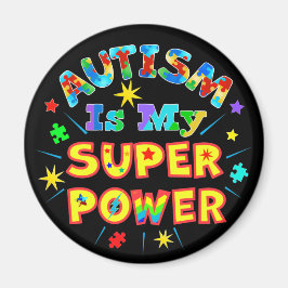 Íman Autismo É Meu Super Poder