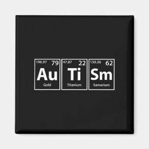 Íman Autismo Engraçado (au Ti Sm) Ortografia de Element