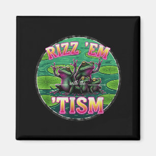 Íman Autismo Engraçado Rizz Em Com O Meme do Sapo Tism