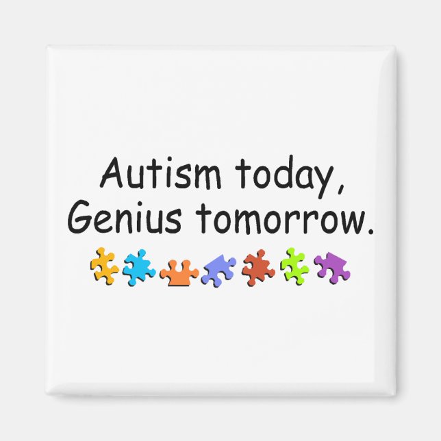 Íman Autismo hoje Gênio Amanhã (Frente)