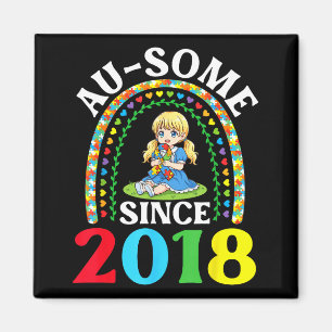 Íman Autismo Incrível Ausome Desde 2018 Conscientização