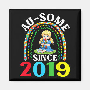 Íman Autismo Incrível Ausome Desde 2019 Conscientização