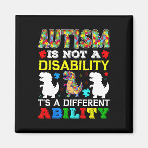 Íman Autismo não é uma deficiência é um hambúrbio difer