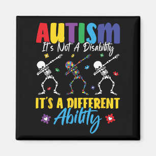 Íman Autismo não é uma deficiência é um hambúrbio difer