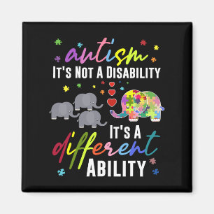 Íman Autismo não é uma deficiência é uma habilidade dif