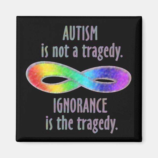 Íman Autismo não é uma tragédia (Frente)