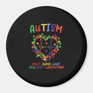 Íman Autismo Não julgue o que você não entende