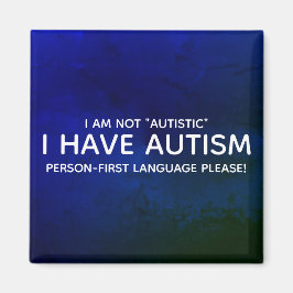 Íman Autismo Pessoa Primeiro