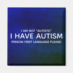 Íman Autismo Pessoa Primeiro