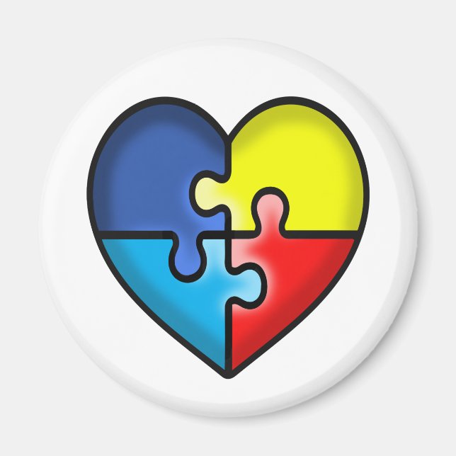 Íman Autismo Sensibilização (Frente)