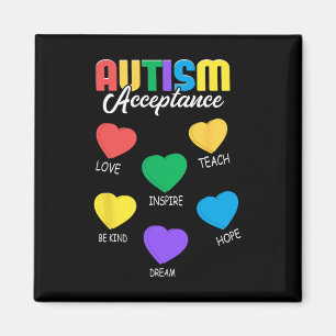 Íman Autismo Sensibilização Aceitação Cardíaca Mulheres