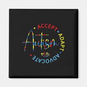 Íman Autismo Sensibilização Aceite Adaptar Advocate Aut