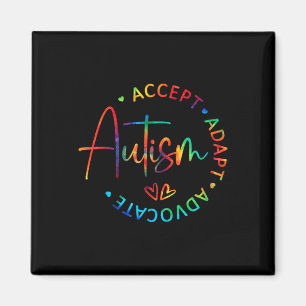 Íman Autismo Sensibilização Aceite Adaptar Advocate Aut