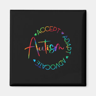 Íman Autismo Sensibilização Aceite Adaptar Advocate Aut